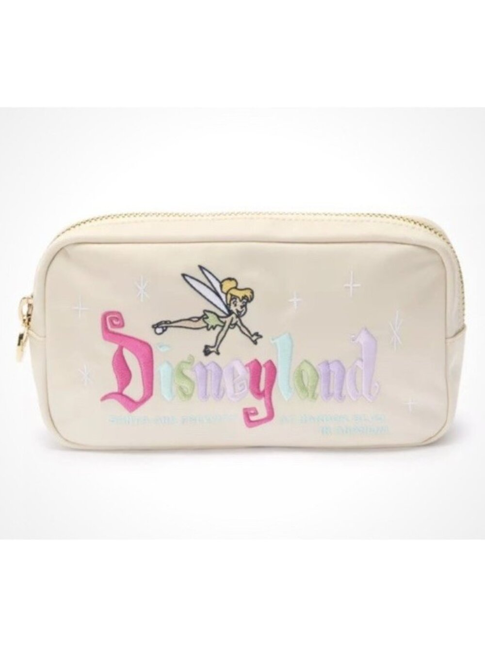 Stoney Clover Lane Tinker Bell Disneyland 70th Anniversary Pouch Clutch Bag NWT